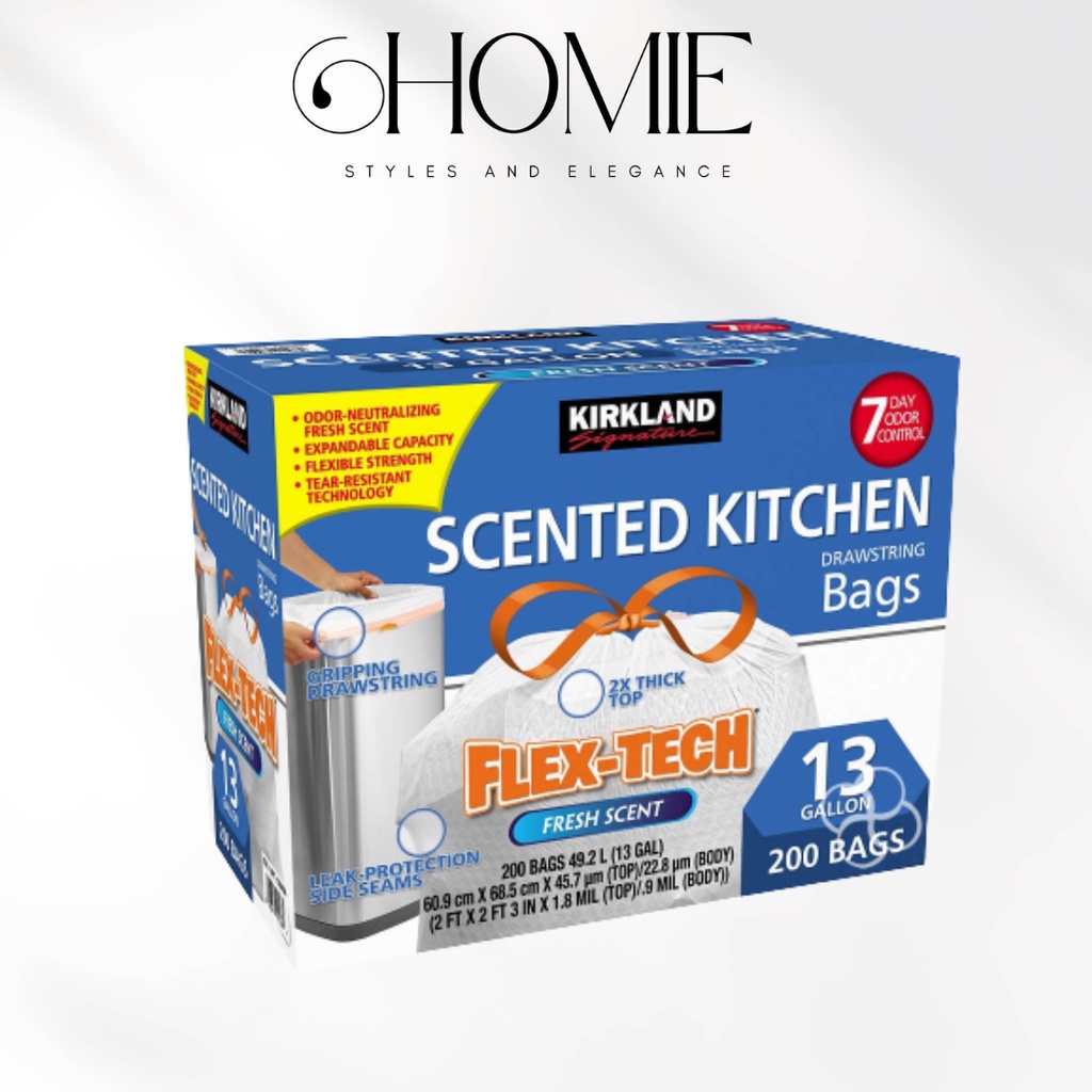 Homie Styles & Elegance Kirkland Signature FlexTech 13 Gallon