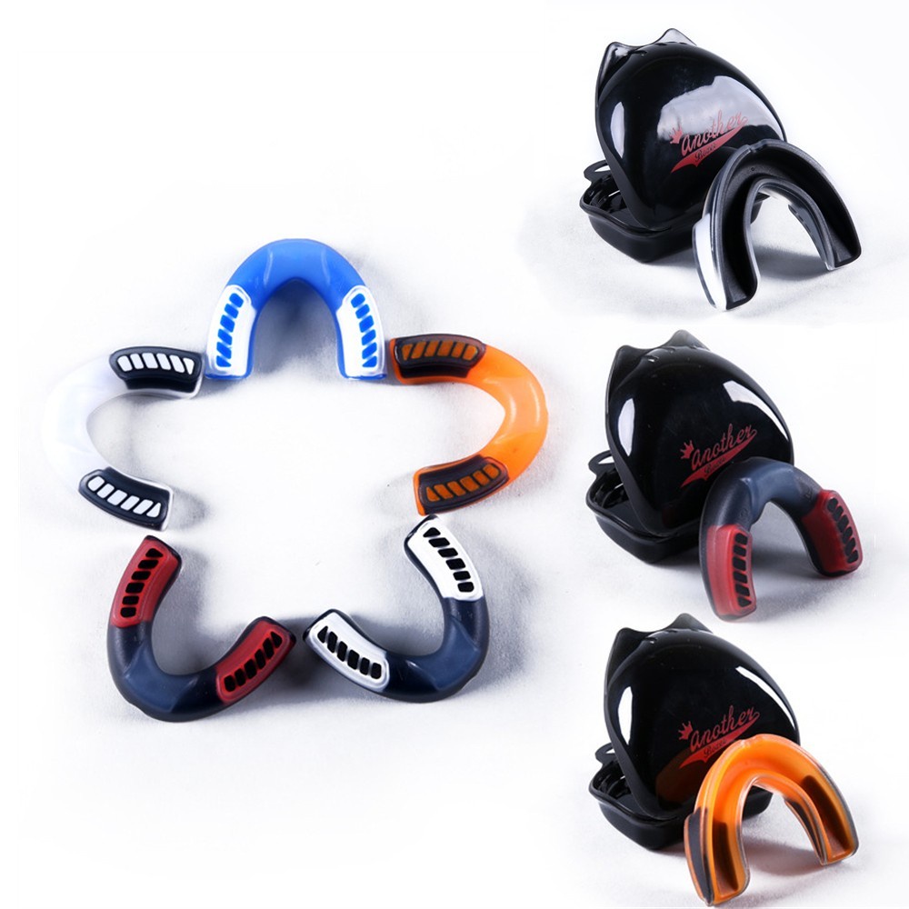 【Hot】Child/adult Boxing Gum Shield Mouth Guard MMA Rugby Mouthpiece