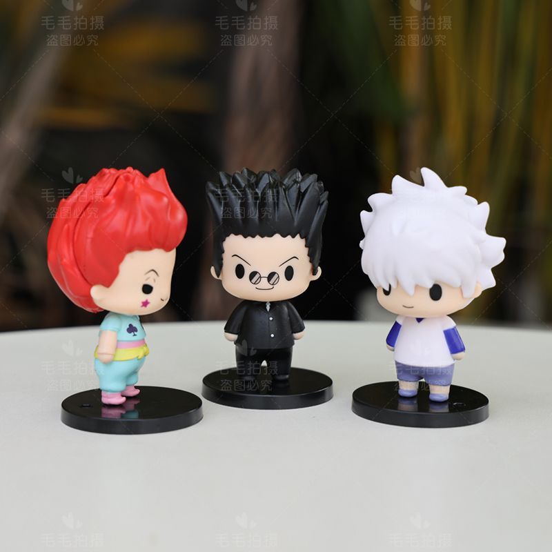 6 Hunter X Hunter Figures Gon Killua Kurapika Hisoka Leorio Illumi Toy ...