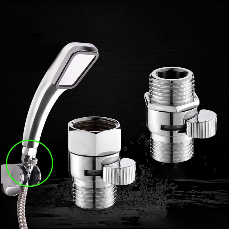 JING Handheld Shower Control Valve Brass Finish Water Flow Regulator ...