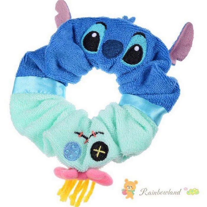 Disney Stitch Cartoon Hair Rope Anime Figure Doll Hair Accessories Hair ...