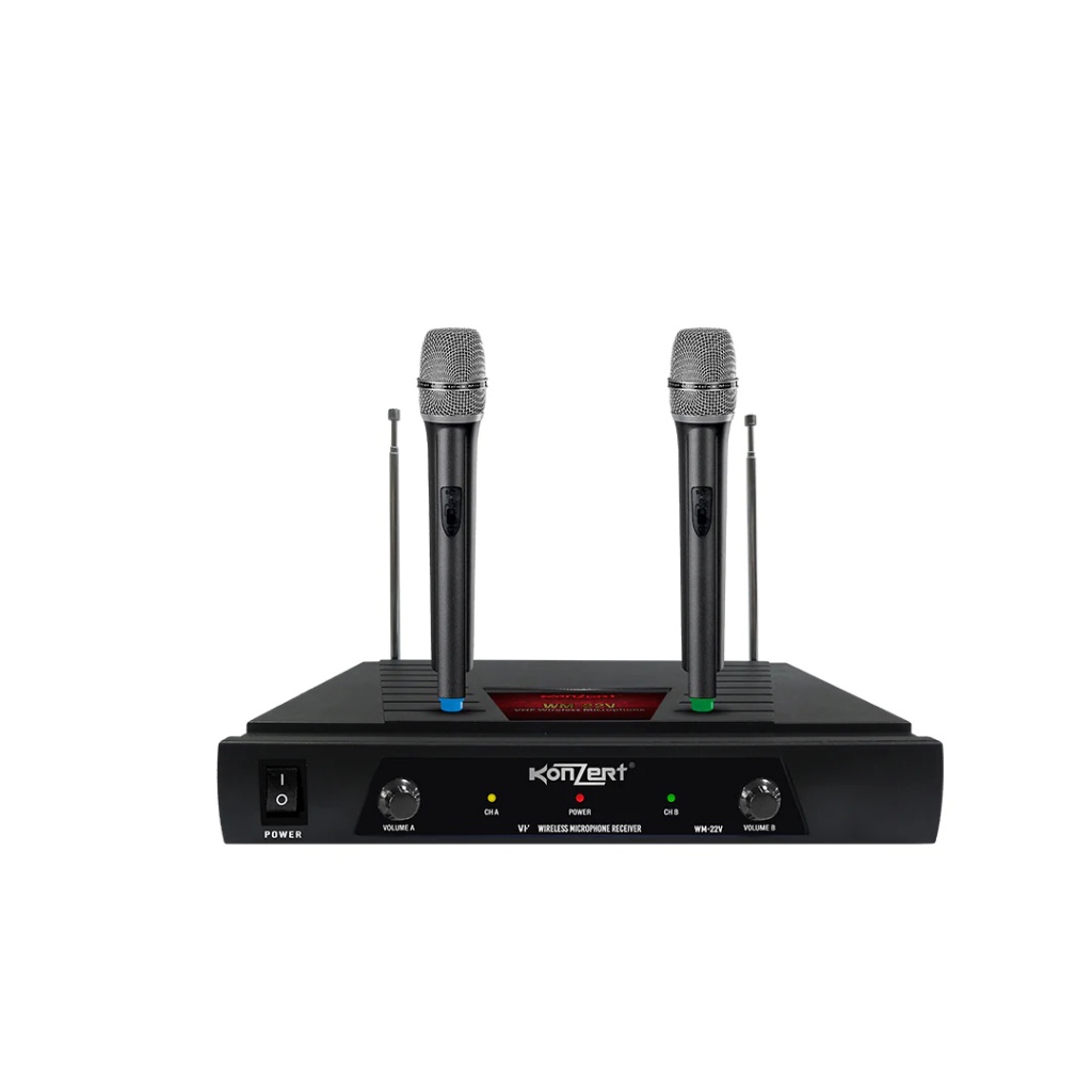 Konzert WM 22V Dual VHF Handheld Wireless Microphone w