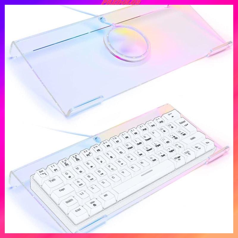 [Predolo2] Tilt PC Keyboard Stand Riser Mini Computer Keyboard Stand