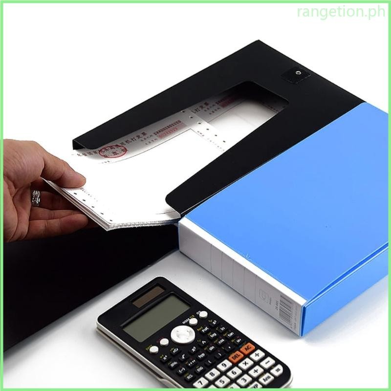 RAN 2Pcs 10x6 Receipt Folder with Clear Label Window Small File Folder ...