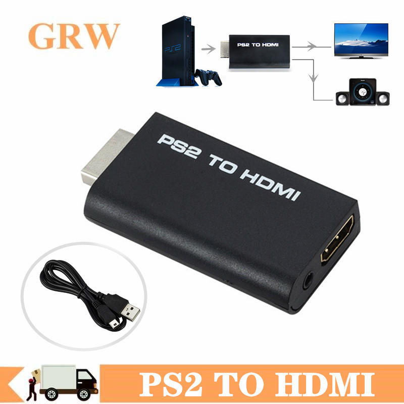 PS2 to HDMI converter Audio and Video Adapter Supports all display ...