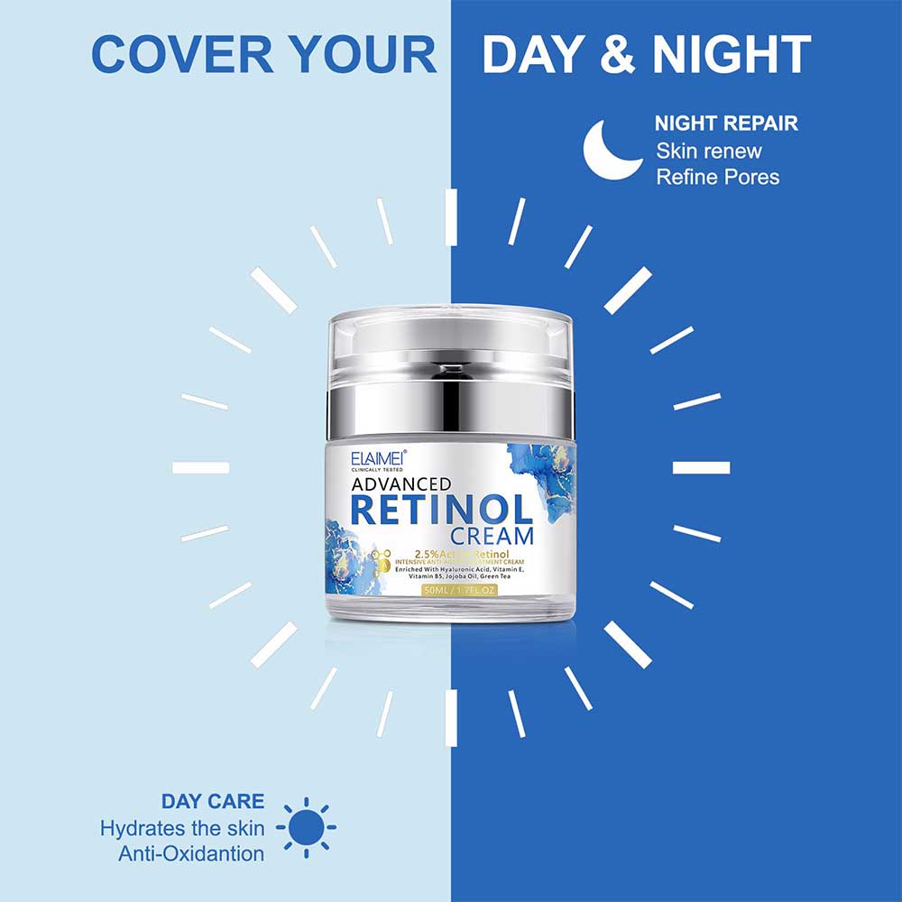 ELAIMEI press retinol face cream Vitamin A antiaging wrinkle removing