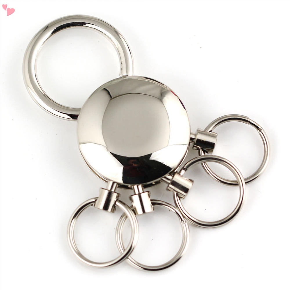 Key Chain Quick Release Keychain with 4 Key Rings Heavy Duty Car