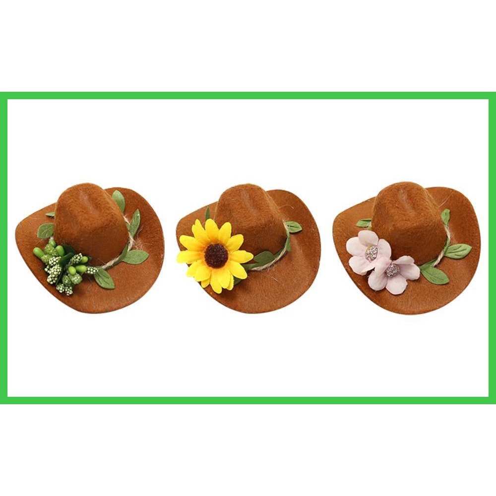 Totority 5pcs Mini Dollhouse Hats - DIY Craft Supplies For Doll Making & Ornaments