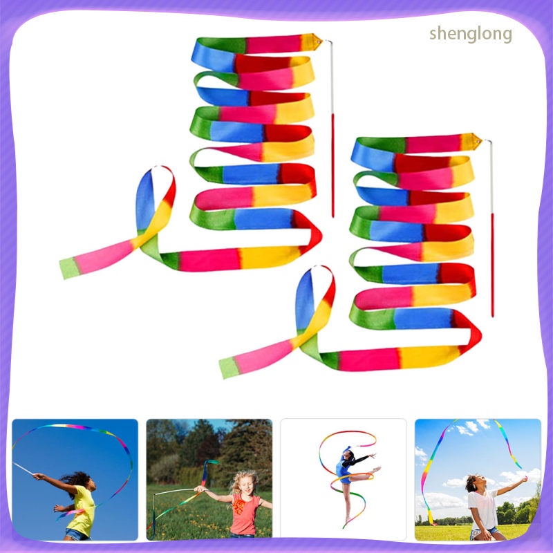 Dance Flags Streamers Gymnastics Ribbon Dancing Ribbons Kids Toy Artistic Accessories Toys Toy's