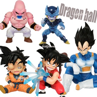 Dragon Ball Z Anime Figure DBZ Gk Majin Buu Fat Buu Double Headed Action  Figure Statue Dolls Collectible Toys Christmas Gifts