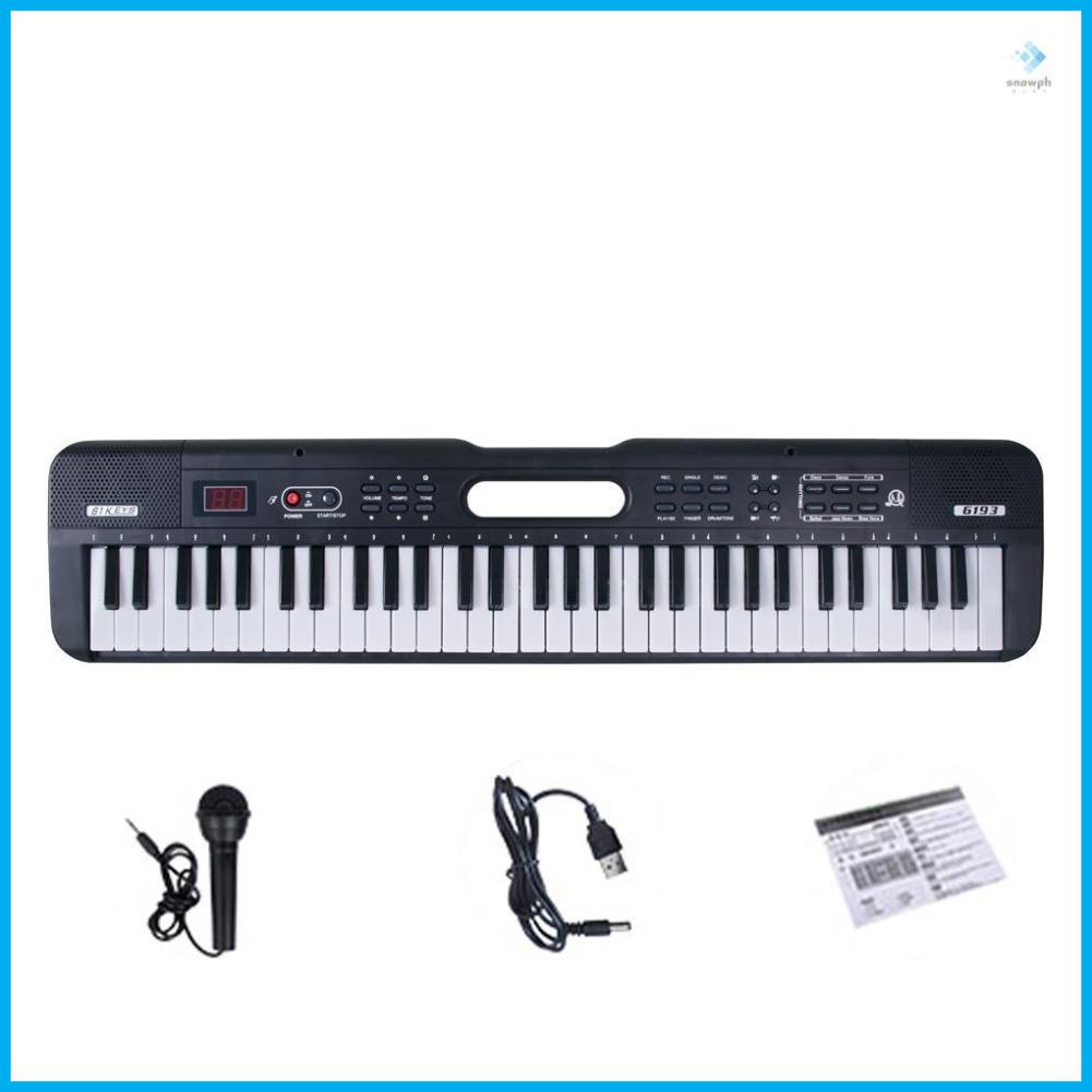Multifunctional Electric Piano Portable 61 Keys Digital Music