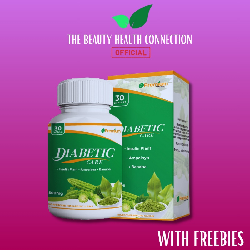 Diabetic Care Supplement (30 Capsules) with Insulin Plant Ampalaya