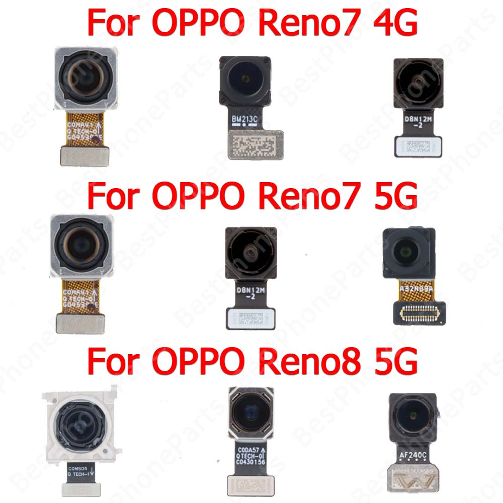 Rear Big Front Camera Module For OPPO Reno7 4G Reno8 5G Reno 7 8 Selfie ...