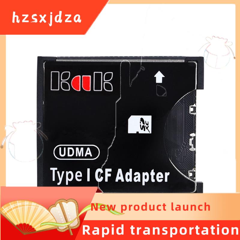 hzsxjdza SD to CF Type I Adapter Support SD SDHC SDXC MMC Card to