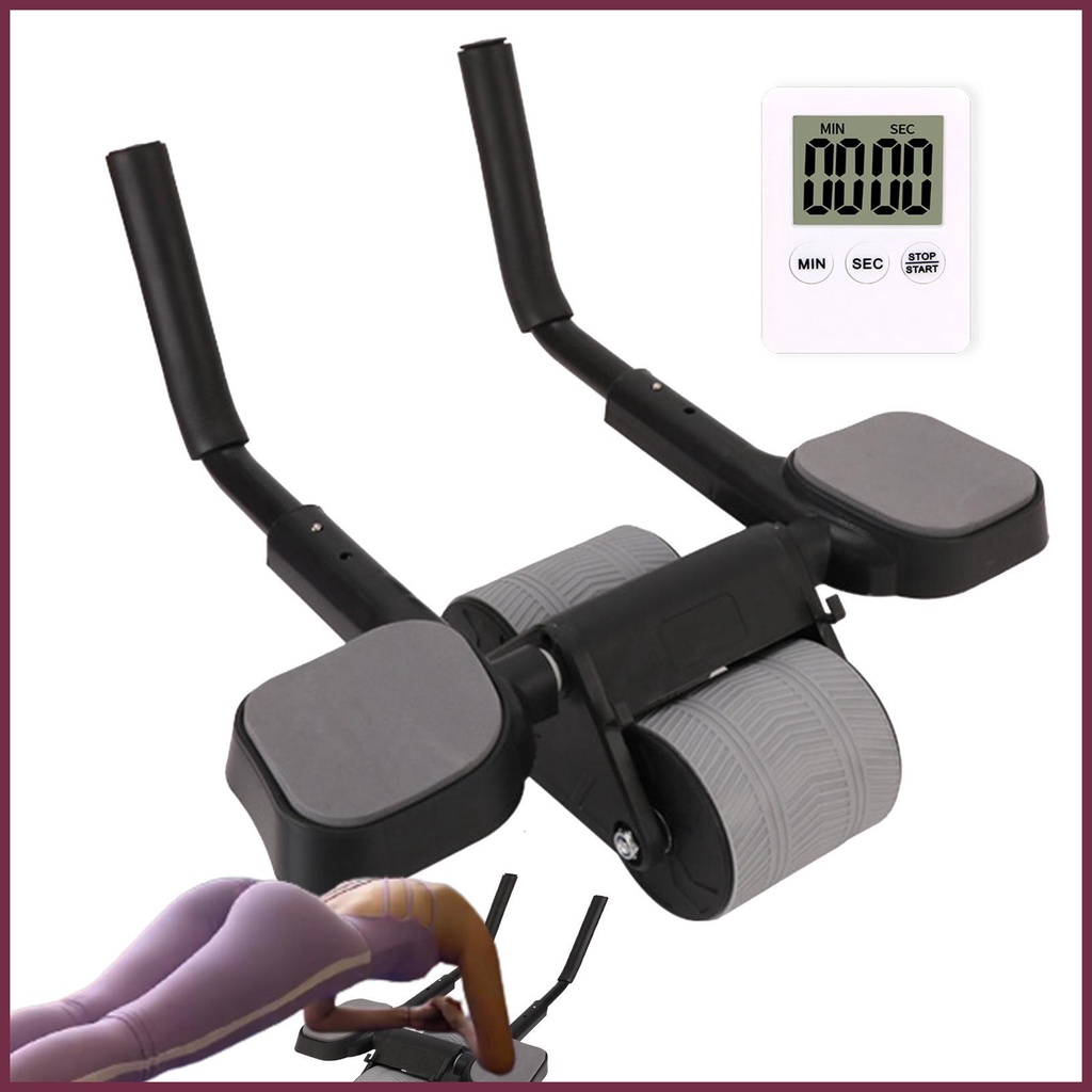 Elbow Support Rebound Abdominal Wheel Intelligent Counting Automatic