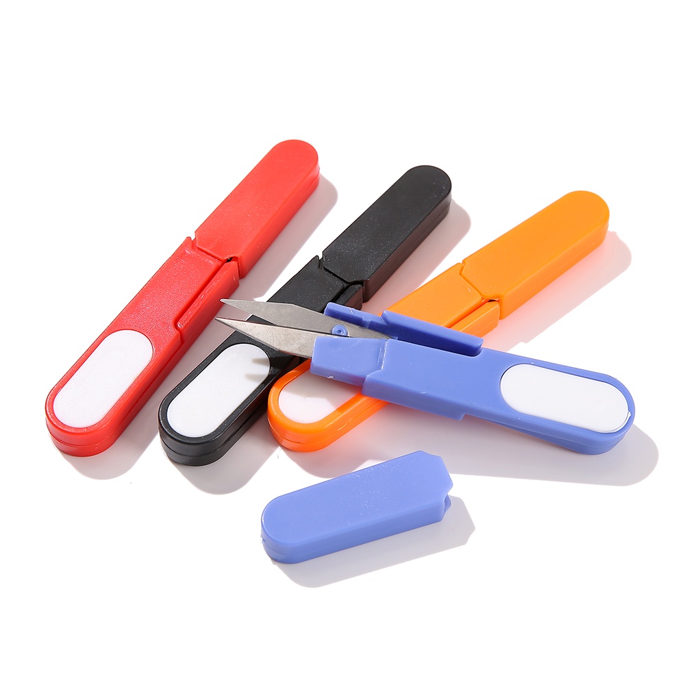 St.kunkka Hooded U-Shaped Scissors Safe Stationery Scissors U-Shaped ...