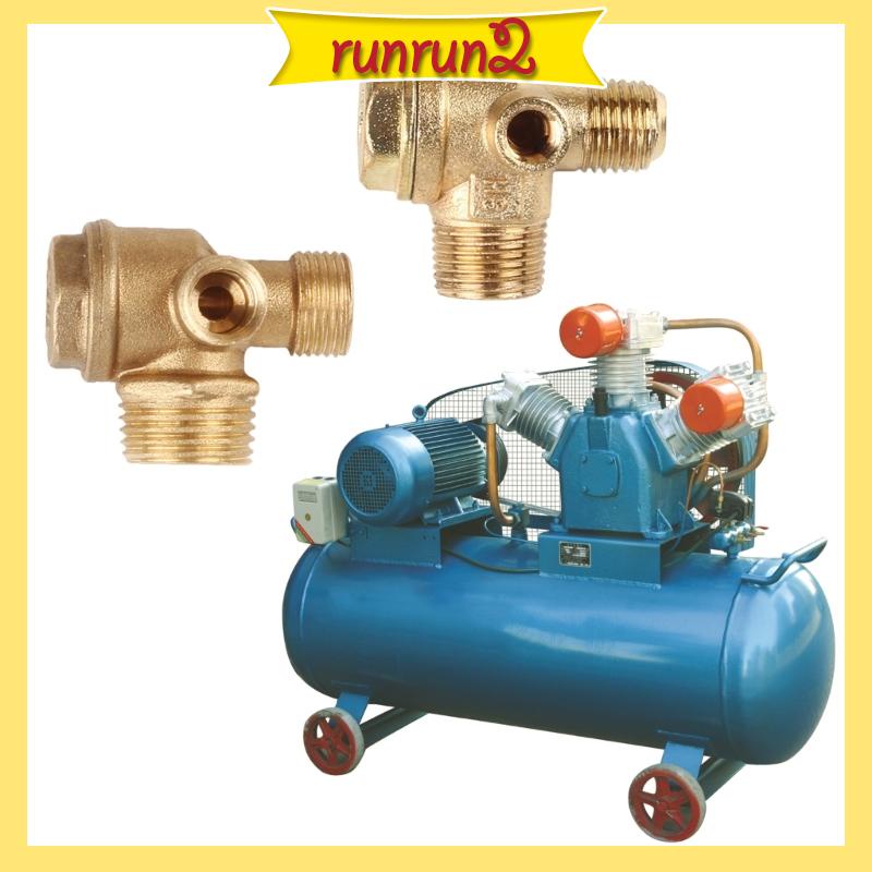 RUN 3-Way Unidirectional Check Valve Connect Pipe Brass Zinc Alloy ...