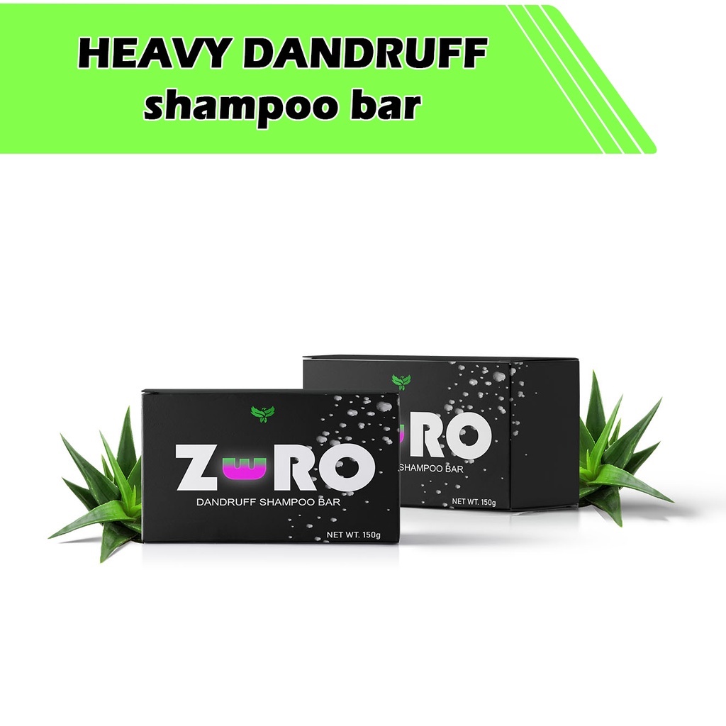 ZERO dandruff remover shampoo bar (For heavy dandruff, Anti dandruff