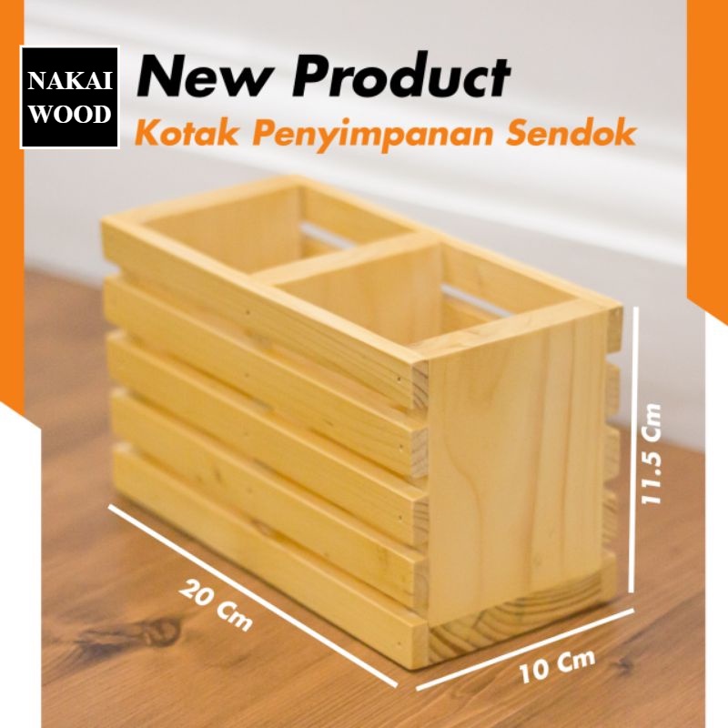 NEWEST Multipurpose Aesthetic Kitchen Spoon Fork Storage Box | Shopee ...