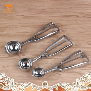 5pcs Double Ended Headed Fruit Ice Cream Ball Spoon,stainless