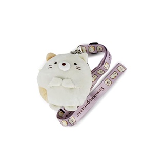 [Direct from Japan]SUMIKKOGURASHI Cat Plush Coin Case with Neck Strap ...