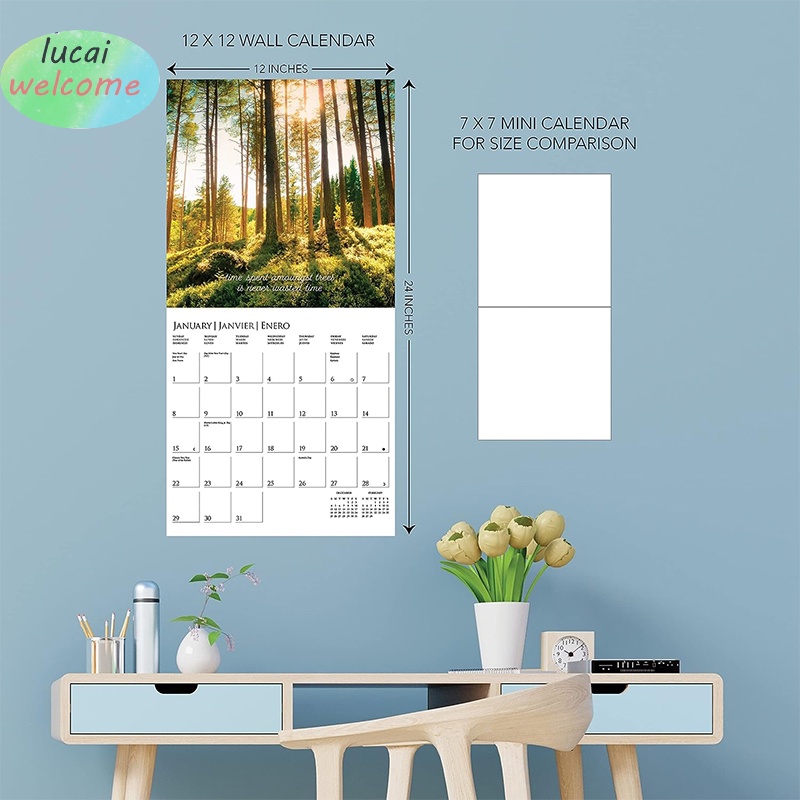 lu 2024 Wall Calendar Into The Woods Thick Paper Home & Office