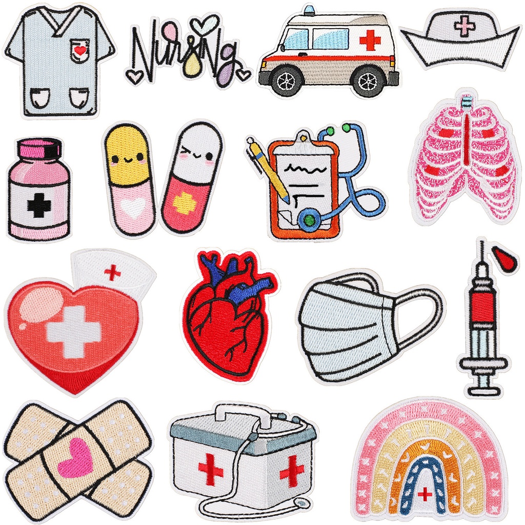 Pro Patch Store Medical Care Supplies Ambulance Series DIY Embroidery ...