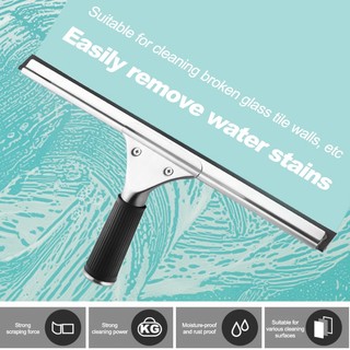 Stainless Steel Window Glass Cleaner Wiper Water Scraper Squeegee for ...