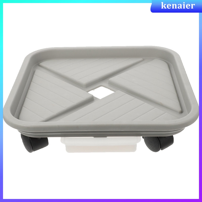kenaier Plant Roller Flower Pot Tray Planter Trays with Wheels Saucer