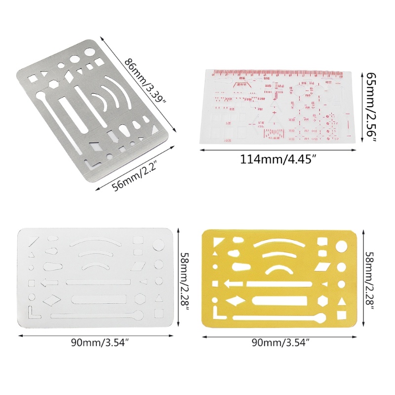 Picbliss Architectural Template Stencil Drafting Tool House Plan ...