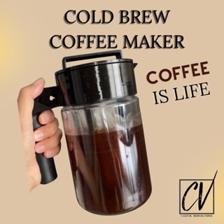 Kaffe Cold Brew Coffee Maker, 1.3L Iced Coffee Pitcher, Cold Brew Coffee  and Tea