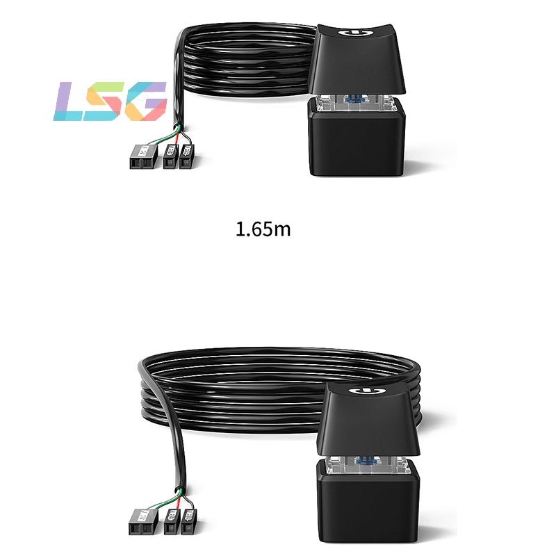 [LSG] Portable Colorful LED Light Computer Desktop Power Switch PC ...