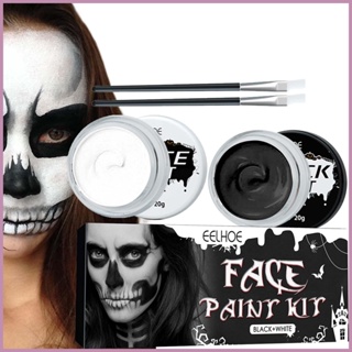 Halloween Glow In The Dark Face Black Light Paint Uv Neon Face & Body Paint  Crayon Kit Fluorescent Makeup Marker