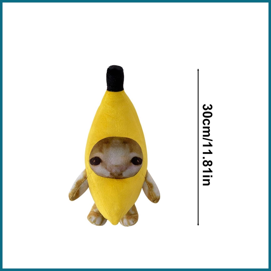 Cat Stuffed Animals Banana Cat Plush with Crying Face Making Creative Soft Cotton Plush Toy for Home Living Room luph Shopee Philippines