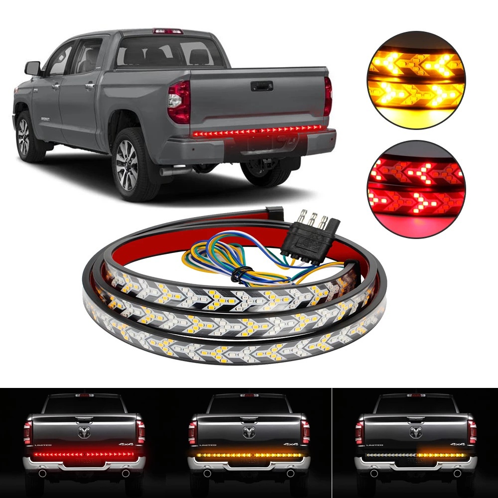 12V 24V LED Truck Car Tailgate Light Strip Bar With Reverse Turn Signal ...
