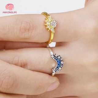 Fashion Fairy Tail Ring Silver Crystal Diamond Ring