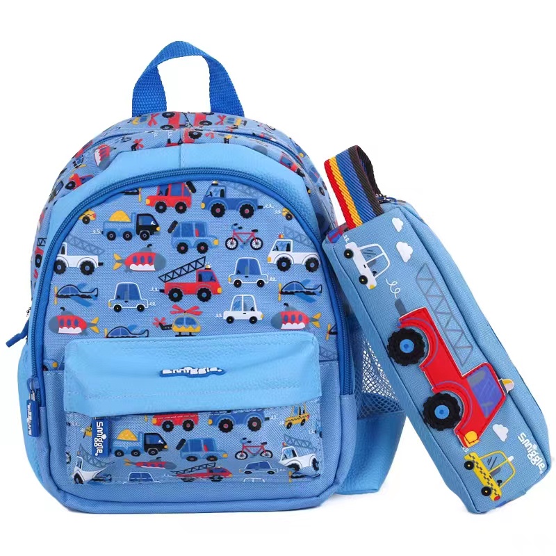 Smiggle Toy Car Series Kindergarten Schoolbag Meal Bag | Shopee Philippines