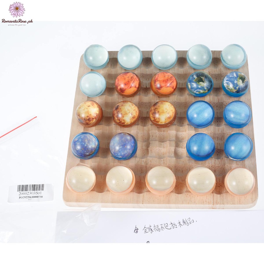 24pcs Bouncy Balls 32 mm Space Sensory Balls High Elasticity Rubber