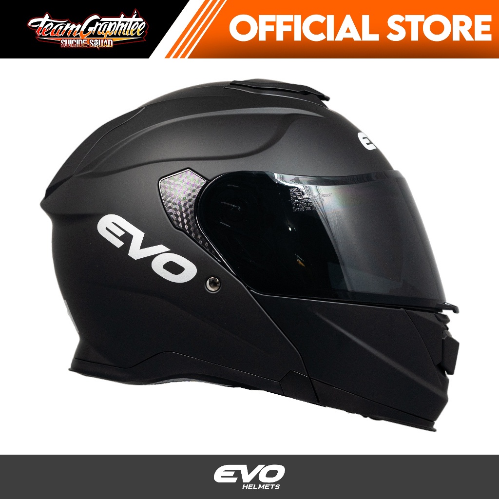 Evo Helmet Vxr Mono Smoke Lens W Free Clear Lens Shopee Philippines