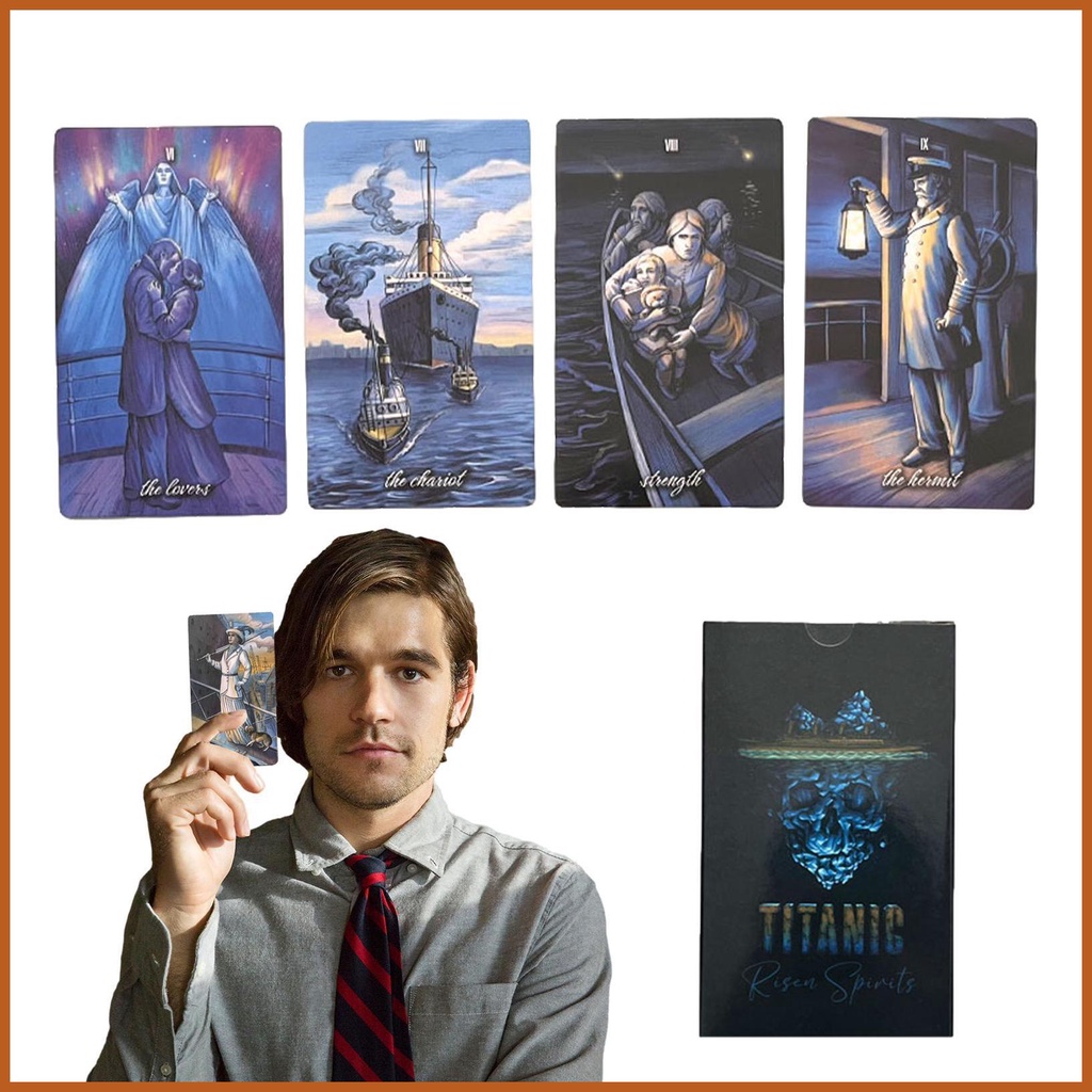 Tarot Oracle Cards Titanic Tarot Portable Mysterious Divination Card