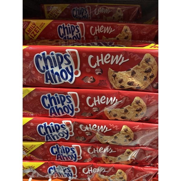 Chips Ahoy Chewy Regular 271g /Family Size 552g reeses chewy chocolate