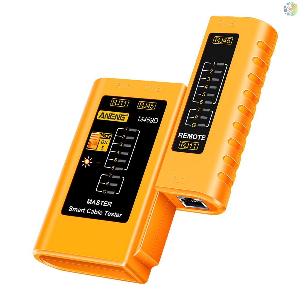 ANENG M469D Network Cable Tester Pairing Instrument for RJ11 RJ45 ...