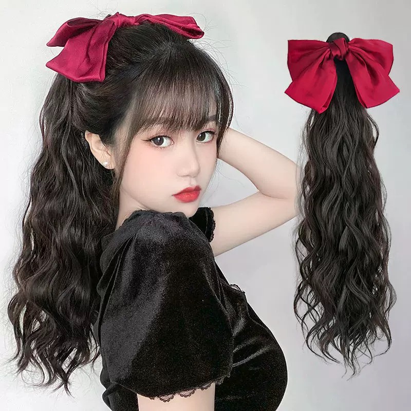 Review for  Fashion white wool roll wig yv30434 main image 0