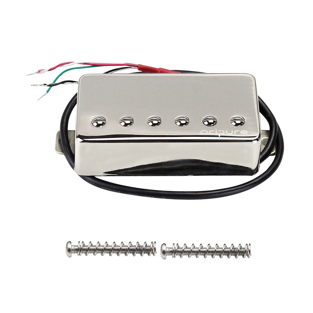 OriPure Alnico 5 Micros Humbucker Pour Guitare Scellés Chrome Micro Chevalet 16K Fit LP Partie Guitare