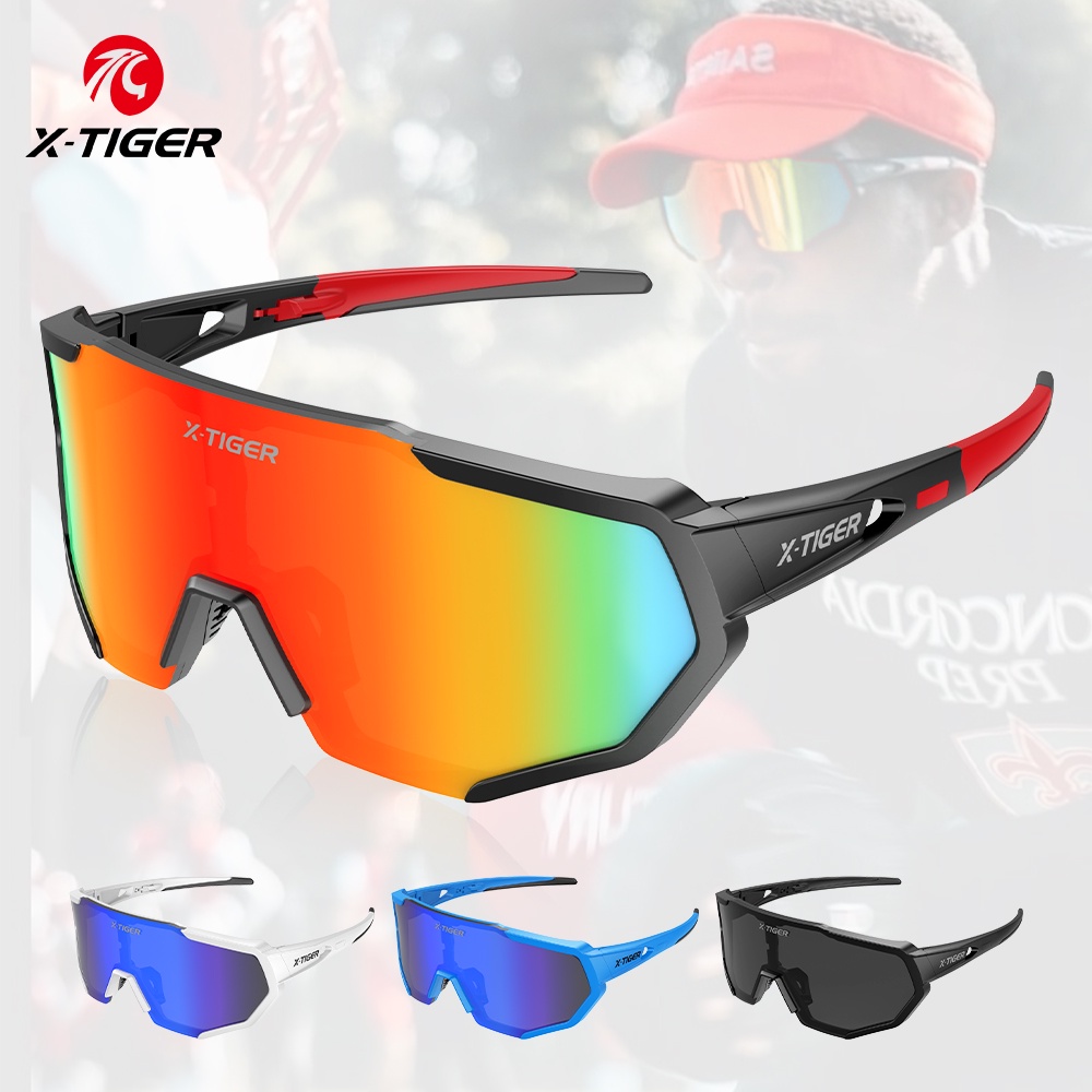 【PH Delivery】X-TIGER Color Polarized Cycling Glasses Men Women Sports ...