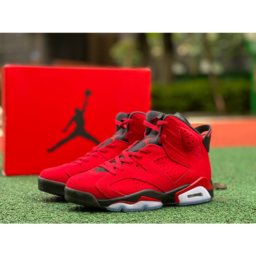 Jordan retro 6 all red best sale