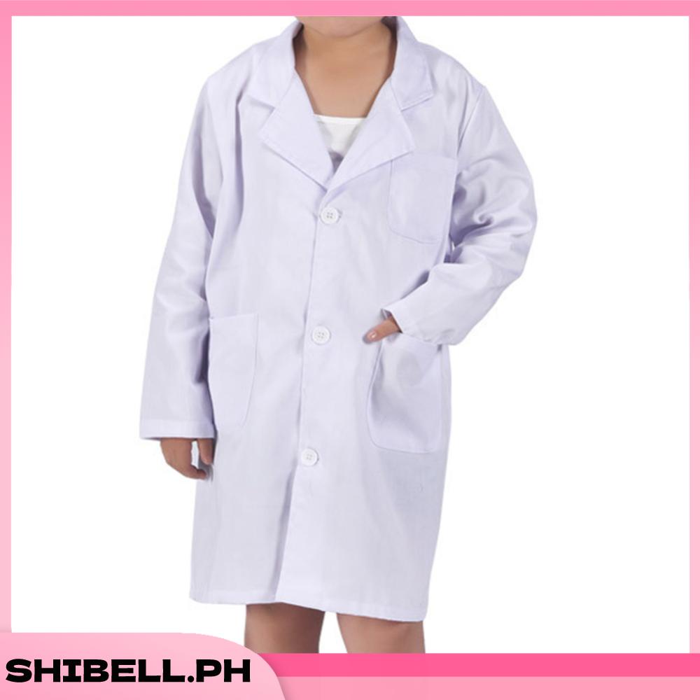 Lab Uniform for Women Men Work White Coat Costume Medical Nurse Doctor