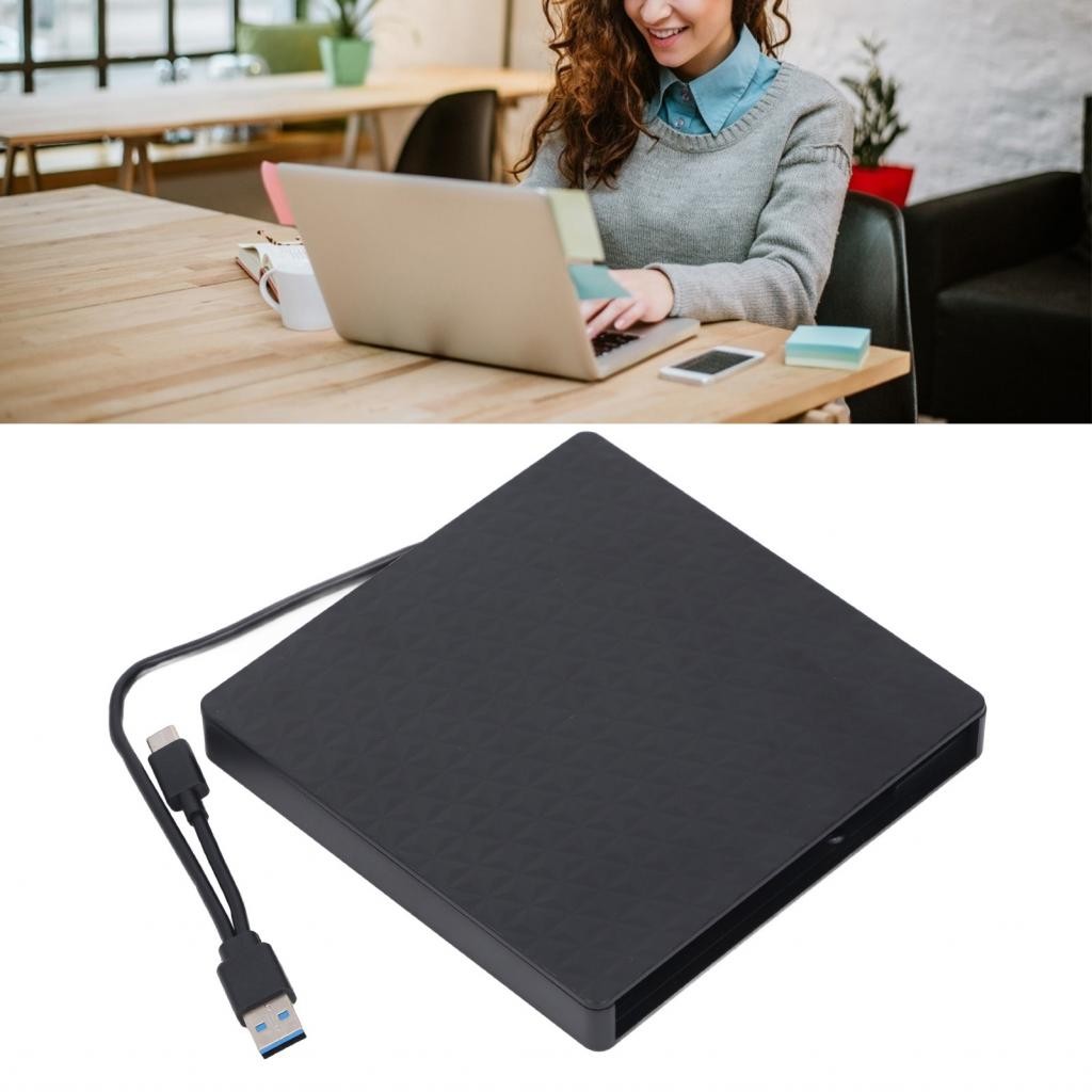 Usihere Laptop Optical Drive External Enclosure Type A C USB 3.0 ...