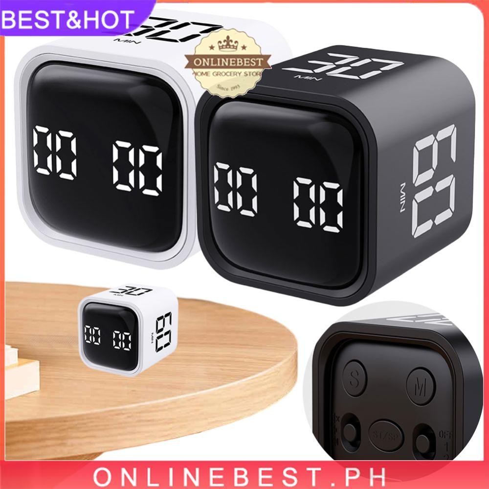 Timer Cubo Digitale Farerkass - 5-10-30-60 Min Con Sensore Di Gravità Per Studio E Cucina - Foto 12