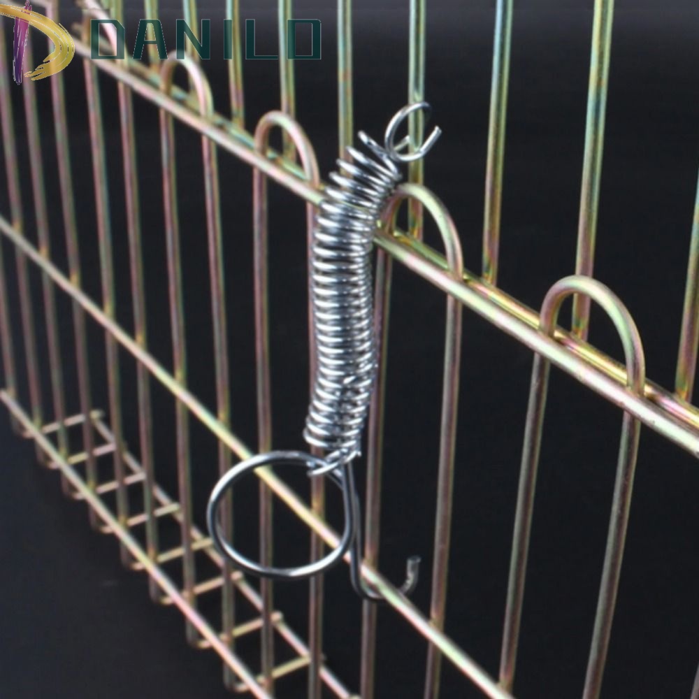 DANILO1 Spring Animal Cage Lock, Metal Easy To Install Rabbit Cage